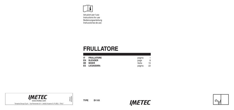 Imetec D1105 User manual