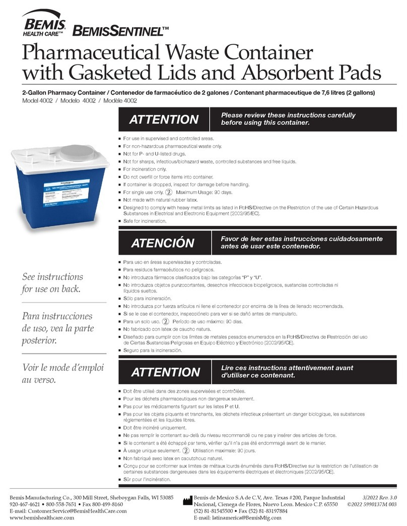 BEMIS BemisSentinel 4002 Instructions for use