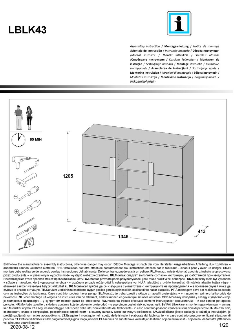 Forte LBLK43 User manual