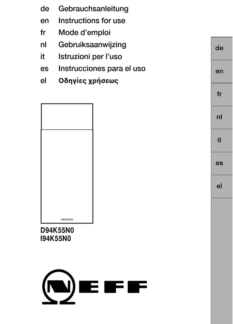 NEFF D94K55N0 User manual