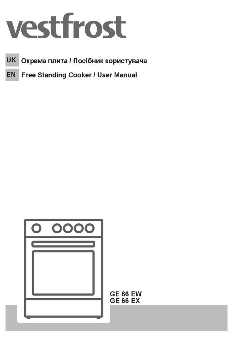 Vestfrost GE 66 EW User manual