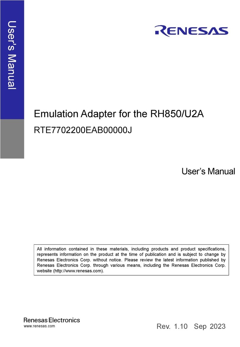 Renesas RTE7702200EAB00000J user manual Renesas RTE7702200EAB00000J user manual