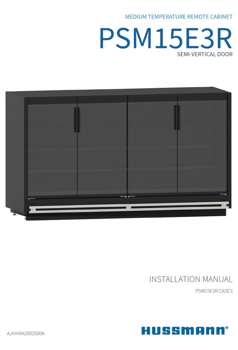 Hussmann PSM15E3R User manual Hussmann PSM15E3R User manual