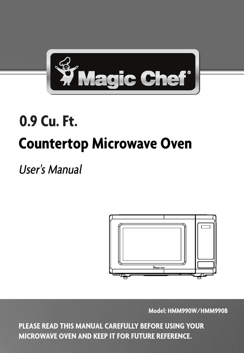 Magic Chef HMM990W User manual