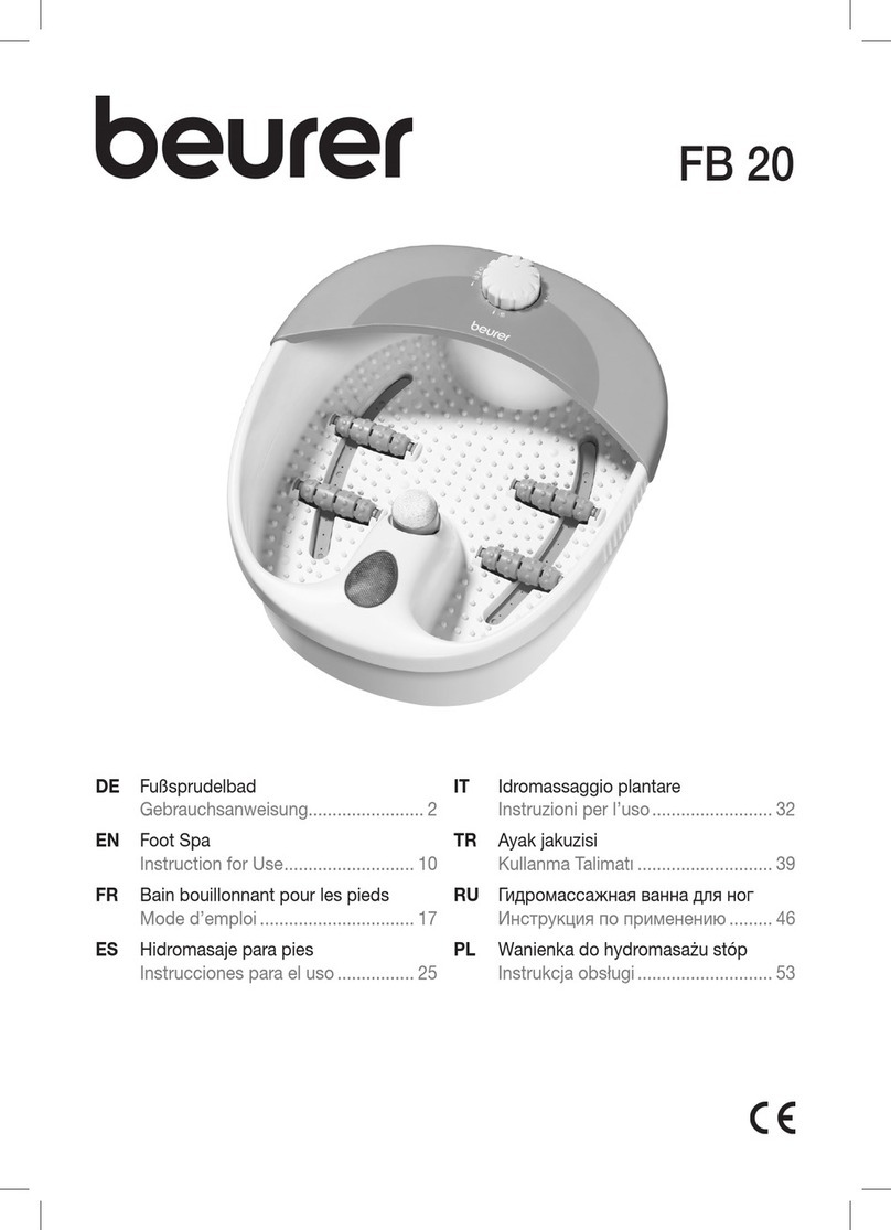 Beurer FB 20 DE Instructions for use