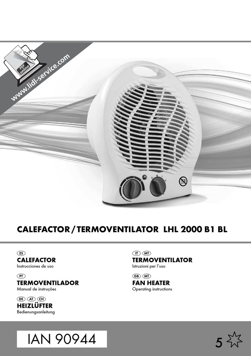 Kompernass LHL 2000 B1 BL operating instructions Kompernass LHL 2000 B1 BL operating instructions