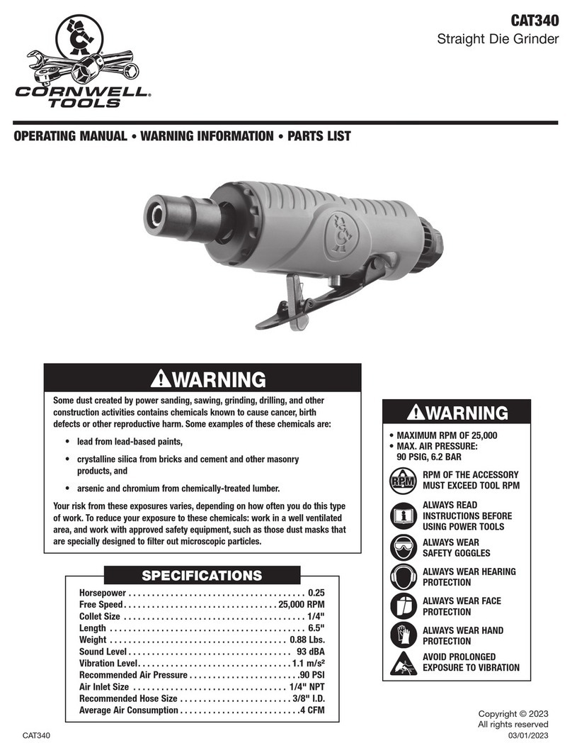 Cornwell Tools CAT340 User manual