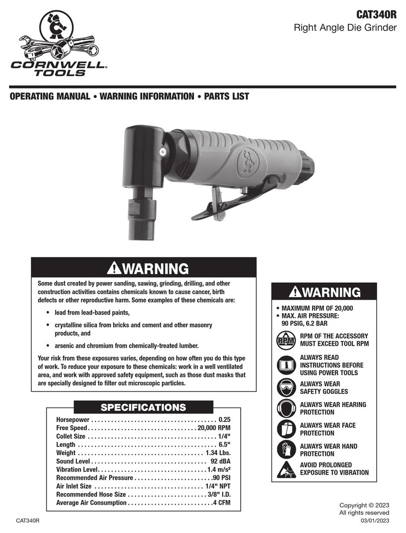 Cornwell Tools CAT340R User manual