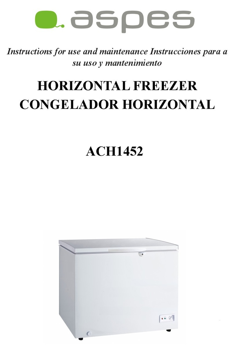 Aspes ACH1452 Instructions for use and maintenance