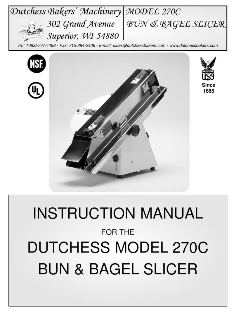 Dutchess 270C User manual