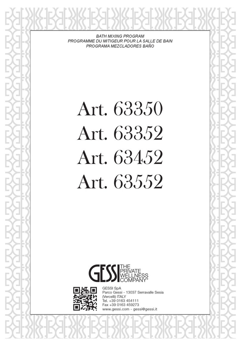 Gessi 63350 manual