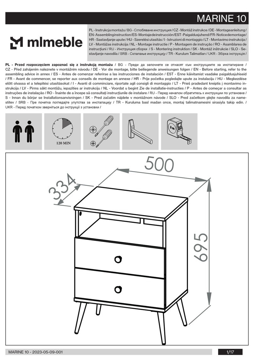 mlmeble MARINE 10 Assembling Instruction