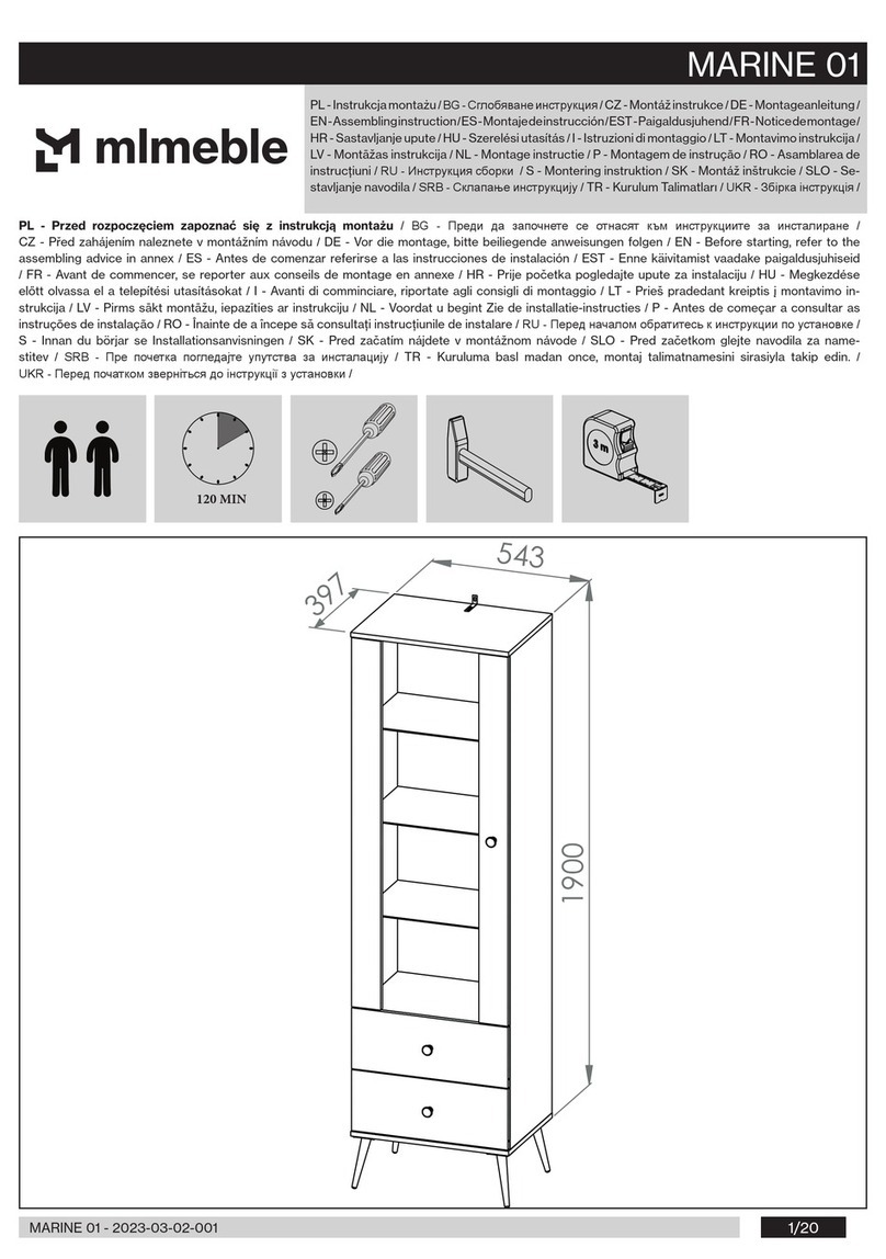 mlmeble MARINE 01 User manual mlmeble MARINE 01 User manual