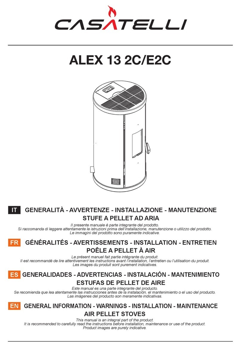 CASATELLI ALEX 13 2C GENERAL INFORMATION - WARNINGS - INSTALLATION - MAINTENANCE