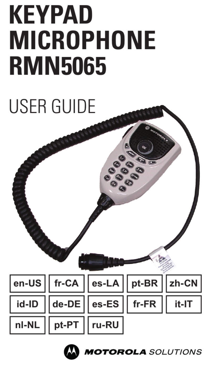 Motorola solutions RMN5065 user guide