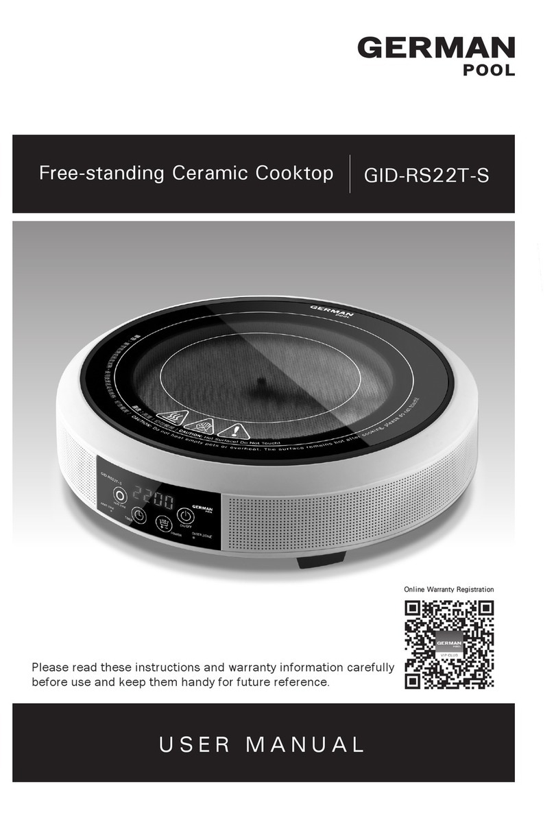 German pool GID-RS22T-S user manual