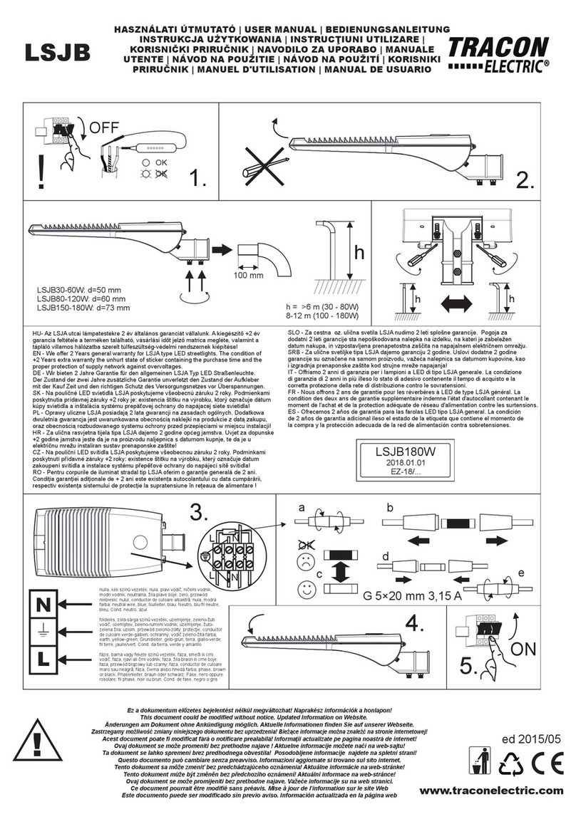 Tracon Electric LSJB30-60W user manual