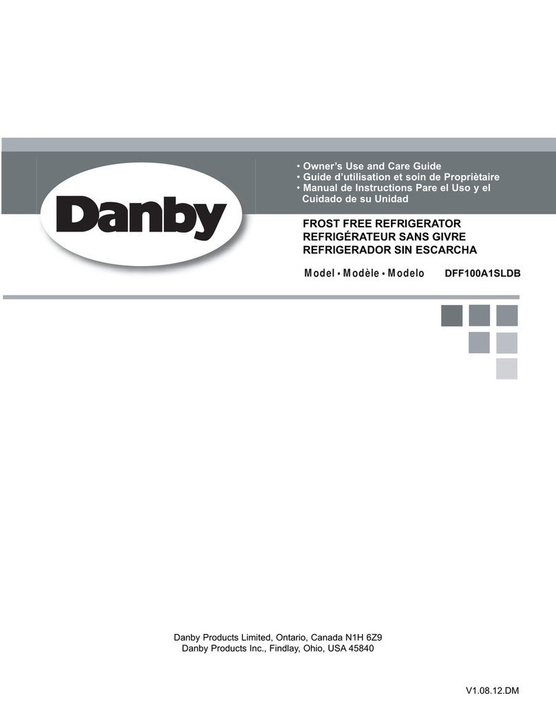 Danby DFF100A1SLDB Owner's use and care guide