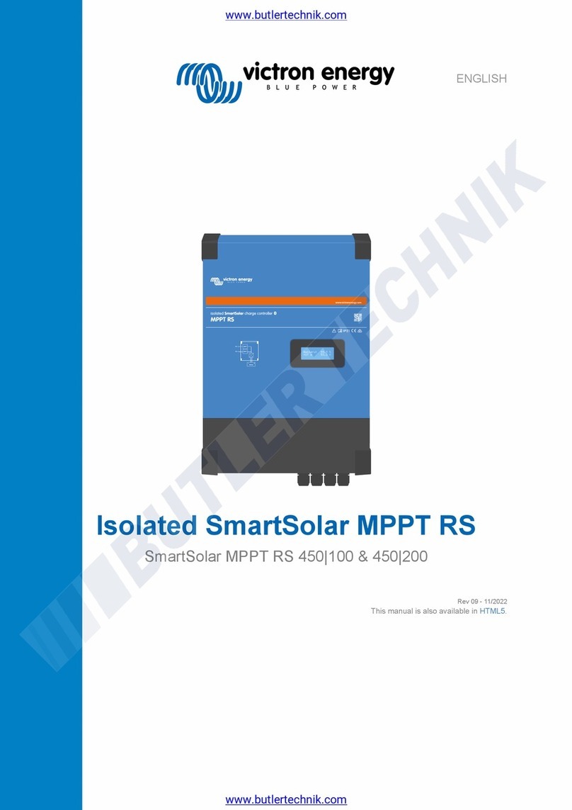 Victron energy SmartSolar MPPT RS 450 100 User manual Victron energy SmartSolar MPPT RS 450 100 User manual