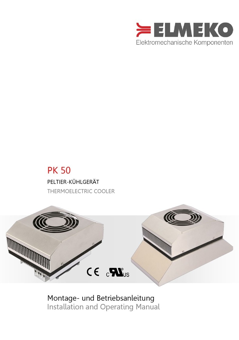 ELMEKO PK 50 Installation and operating manual