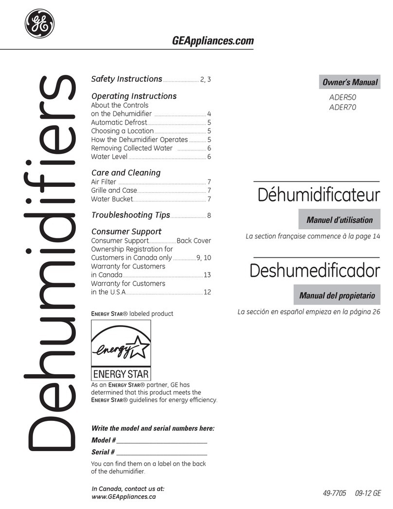 GE ADER50LS User manual