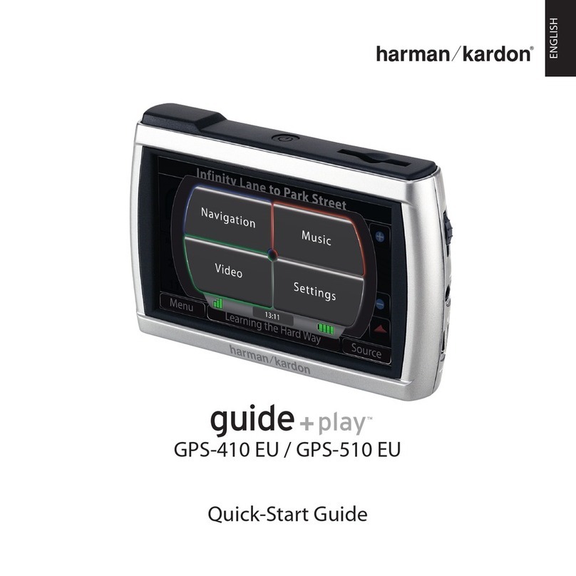Harman Kardon guide + play GPS-410 EU User manual