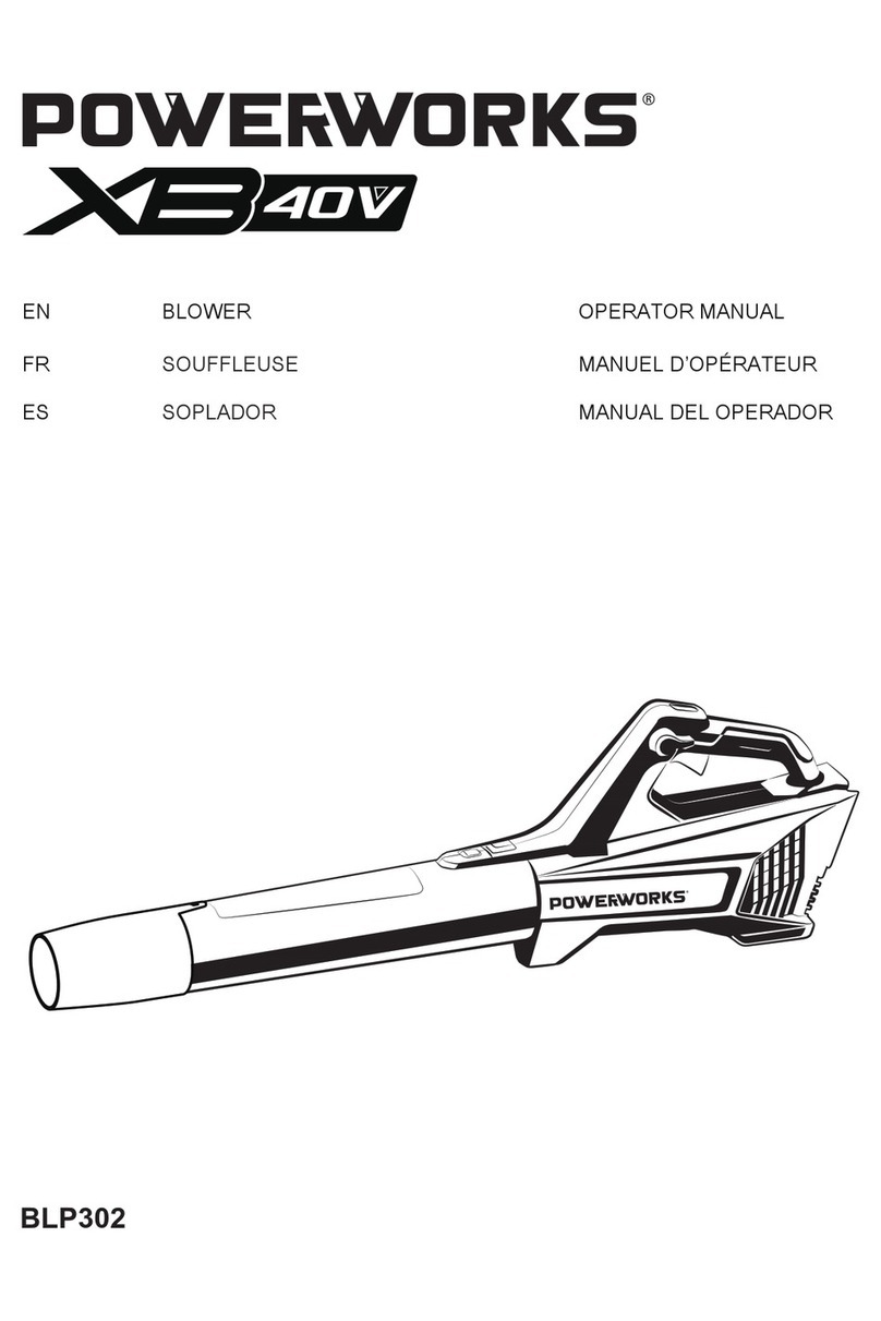Power works XB 40V BLP302 User manual
