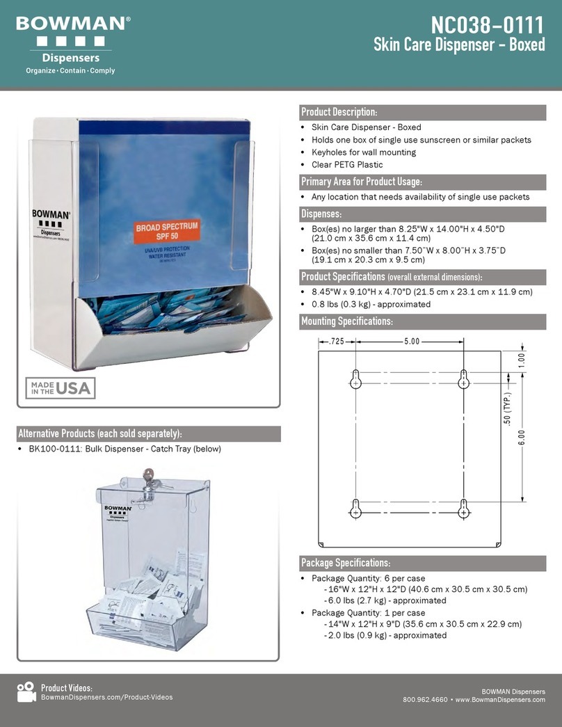 BOWMAN NC038-0111 User manual