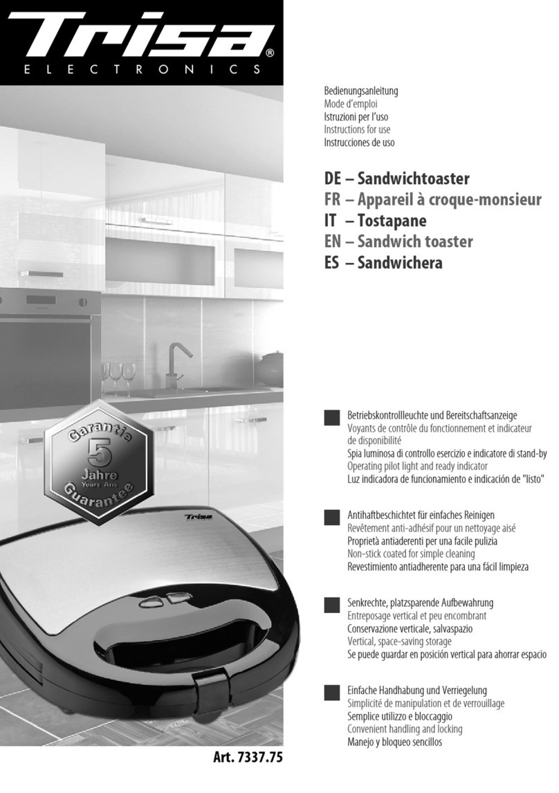 Trisa electronics 7337.75 User manual