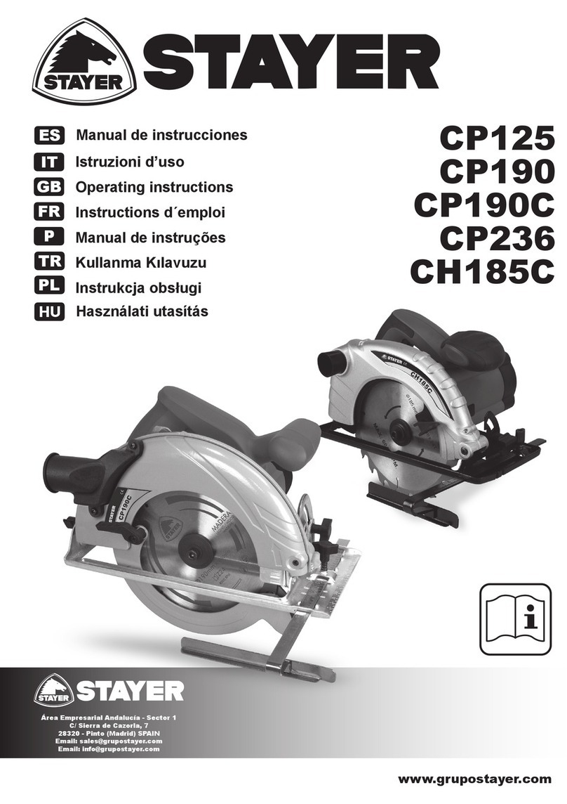 stayer CP 125 User manual