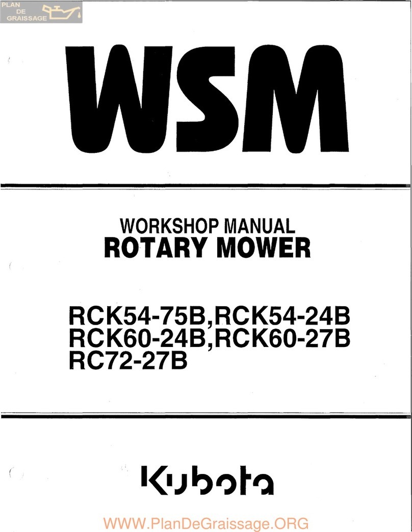 Kubota wsm RCK54-75B Instruction manual Kubota wsm RCK54-75B Instruction manual