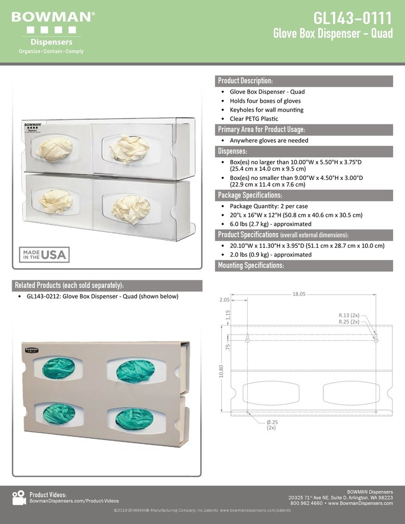 BOWMAN GL143-0111 User manual
