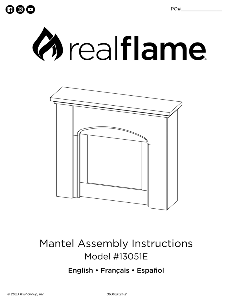 RealFlame 13051E Assembly instructions