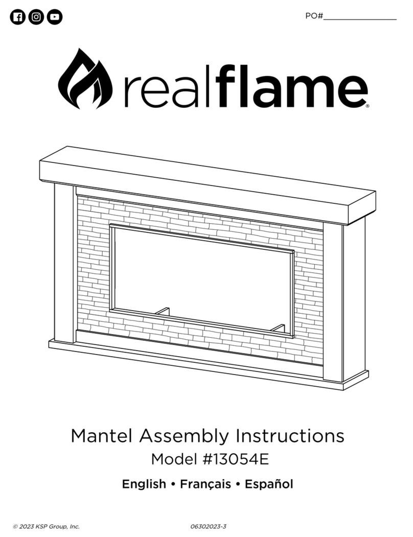 RealFlame 13054E Assembly instructions