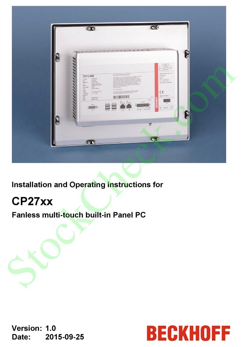 Beckhoff CPX2719 User manual