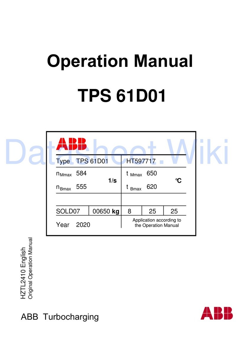 ABB HT597717 Operation manual