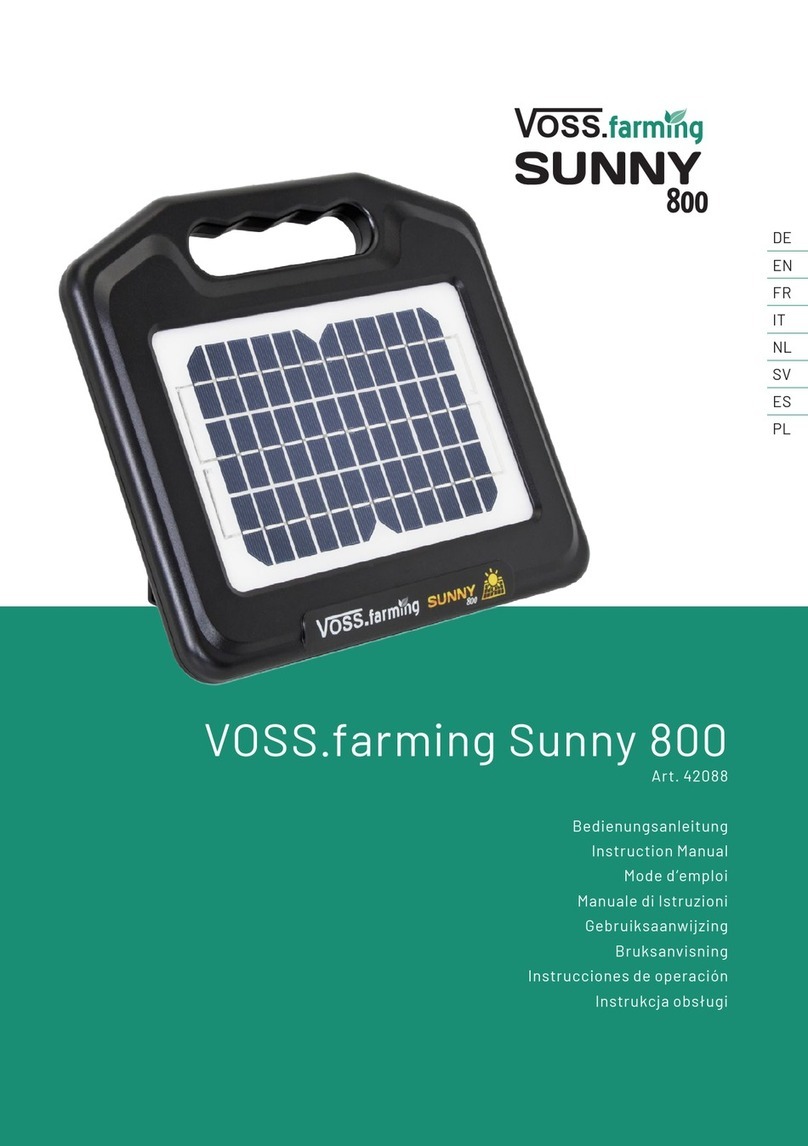 VOSS.farming Sunny 800 instruction manual