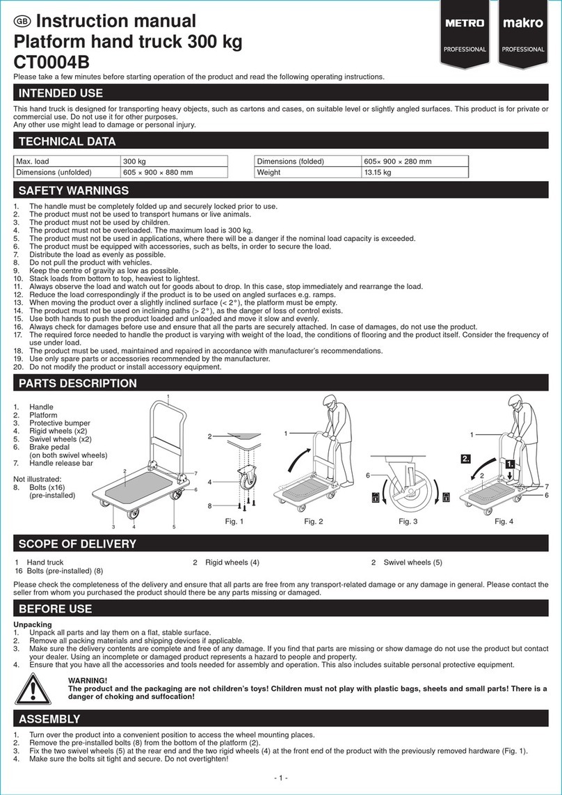 Metro DataVac CT0004B instruction manual