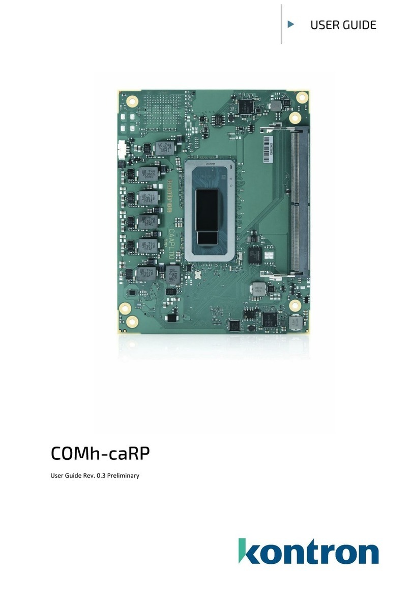 Kontron COMh-caRP user guide