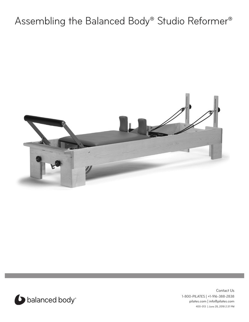 Balanced Body Studio Reformer manual