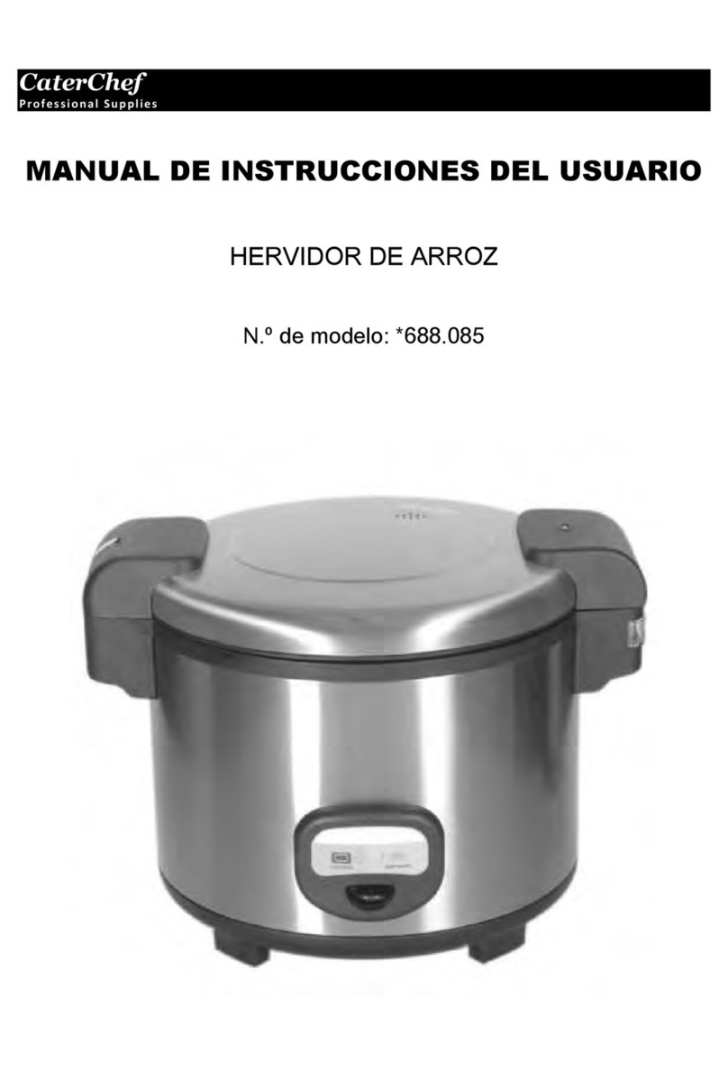 Cater Chef Series 688.085 user manual