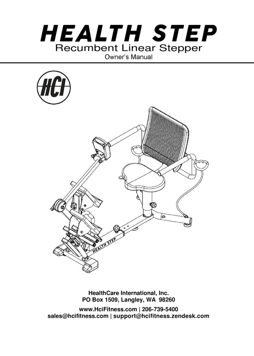 Health Care International HEALTH STEP User manual