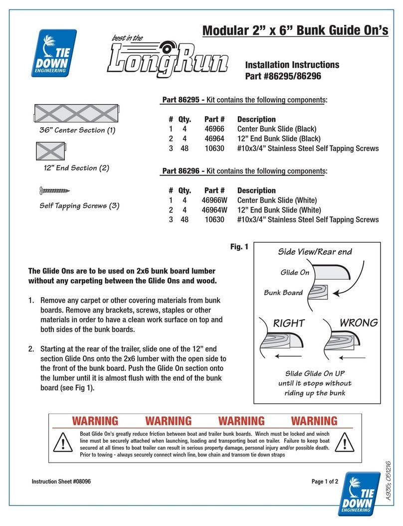 TIE DOWN LongRun 86295 installation instructions