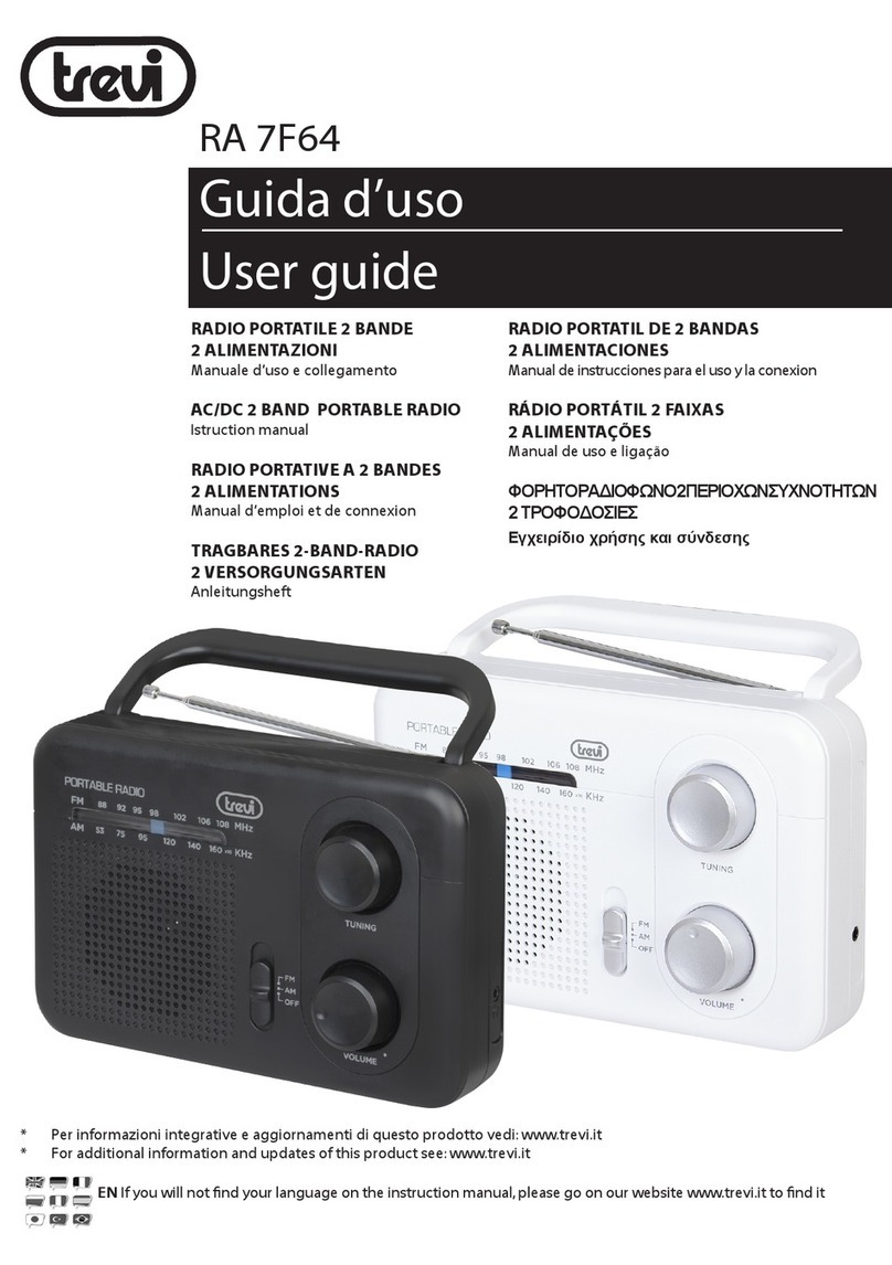 Trevi RA 7F64 instruction manual
