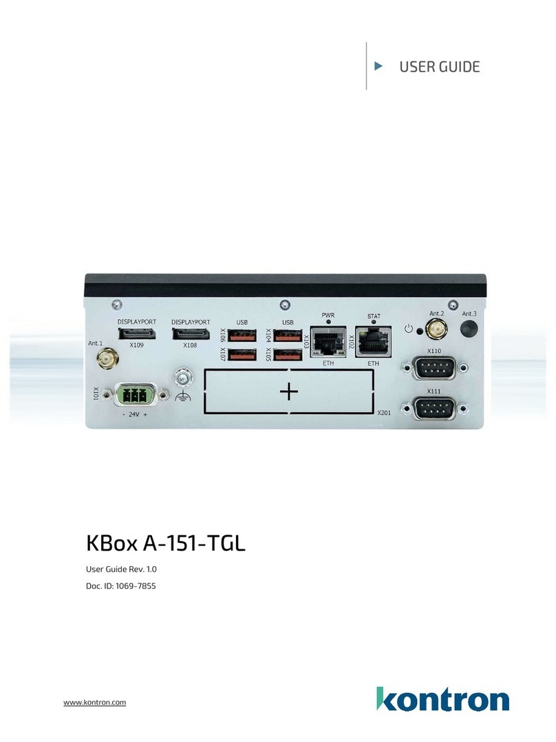 Kontron KBox A-151-TGL user guide Kontron KBox A-151-TGL user guide