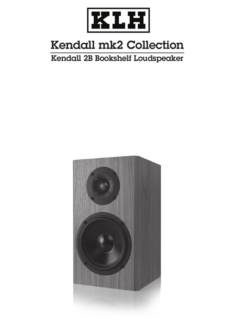KLH Kendall mk2 Series manual