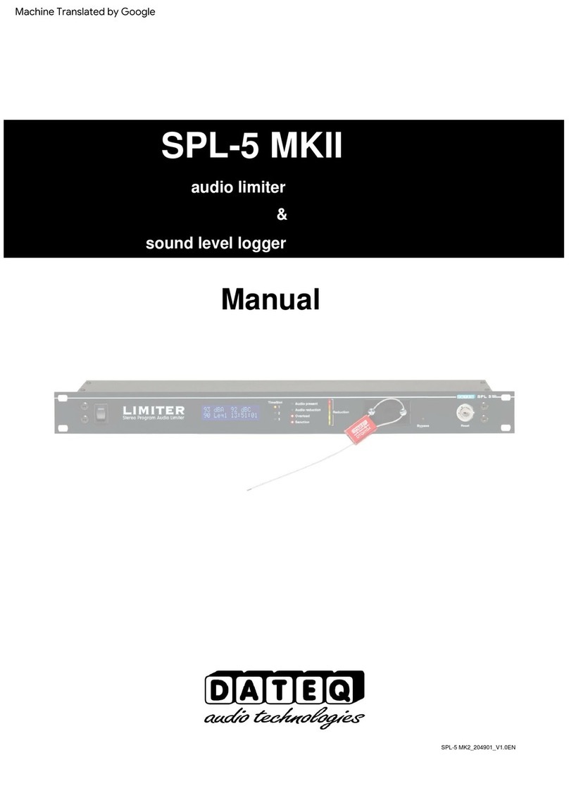 Dateq SPL5 manual