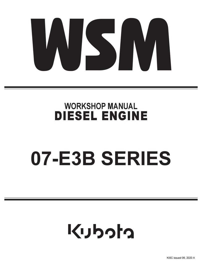 Kubota WSM 07-E3B Series Workshop manual