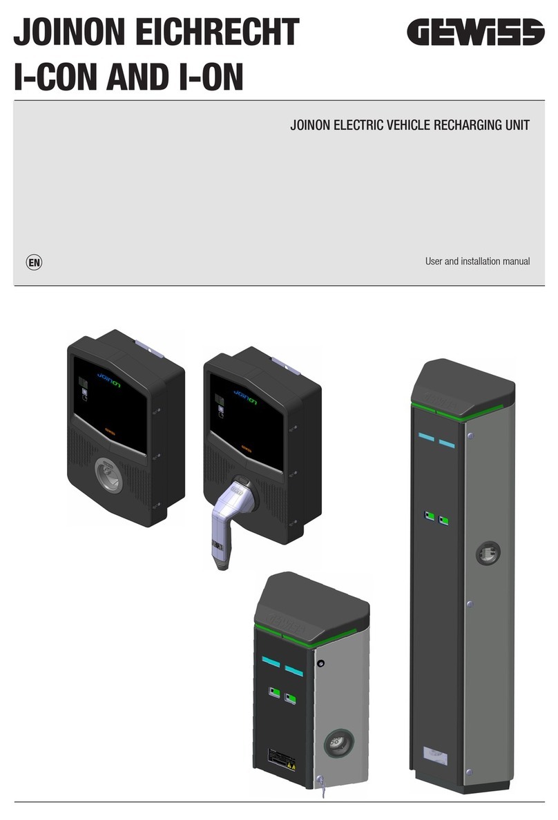 Gewiss JOINON I-CON Operating manual Gewiss JOINON I-CON Operating manual