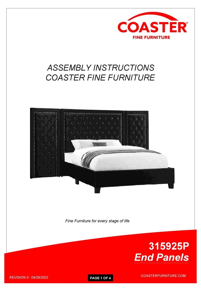 Coaster 315925P Assembly instructions